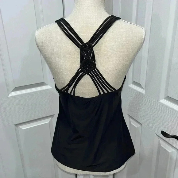 24th and Ocean Swim top racerback with cool back detailing. - Picture 5 of 7